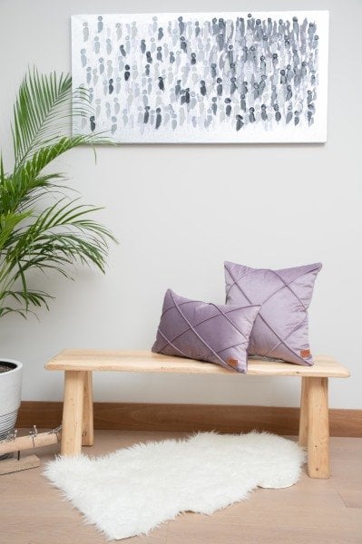 Manhattan Lila 2'li Dekoratif Yastık Kılıfı Seti