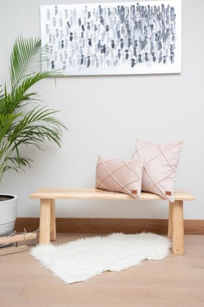 Manhattan Pudra 2'li Dekoratif Yastık Kılıfı Seti