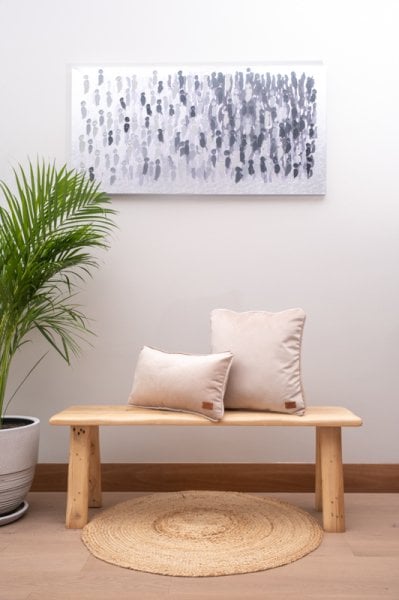 Tokyo Krem 2'li Dekoratif Yastık Kılıfı Seti