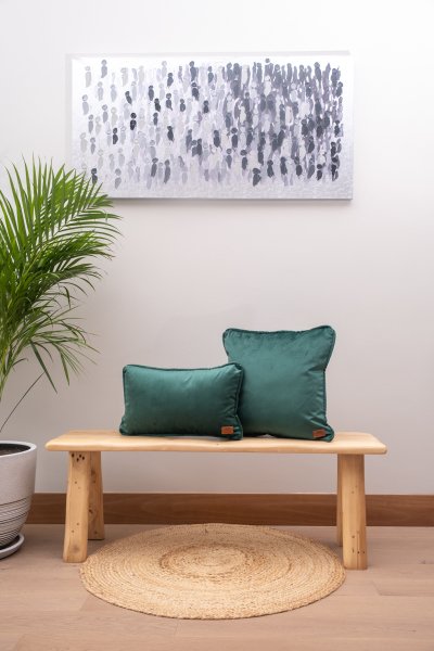 Tokyo Zümrüt 2'li Dekoratif Yastık Kılıfı Seti