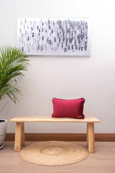 Tokyo Mürdüm 2'li Dekoratif Yastık Kılıfı Seti