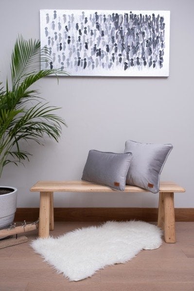 Tokyo Açık Gri 2'li Dekoratif Yastık Kılıfı Seti