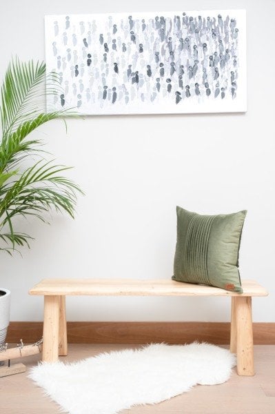 London Haki 2'li Dekoratif Yastık Kılıfı Seti