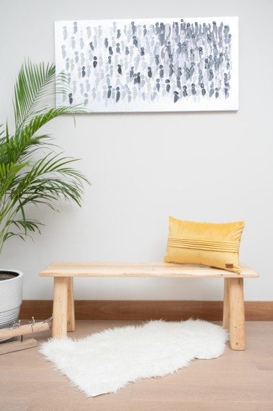 London Sarı 2'li Dekoratif Yastık Kılıfı Seti