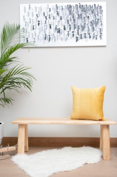 London Sarı 2'li Dekoratif Yastık Kılıfı Seti