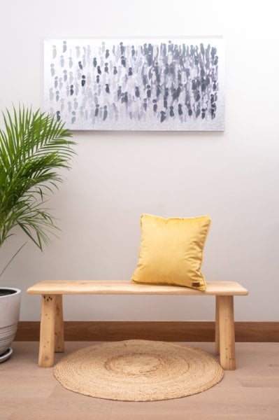 Tokyo Sarı Dekoratif Yastık Kılıfı 45*45