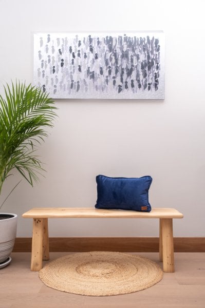 Tokyo Lacivert Dekoratif Yastık Kılıfı 50*30