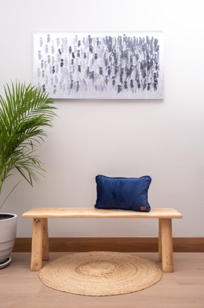 Tokyo Lacivert Dekoratif Yastık Kılıfı 50*30