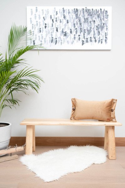 Oxford Açık Kahve Dekoratif Yastık Kılıfı 50*30