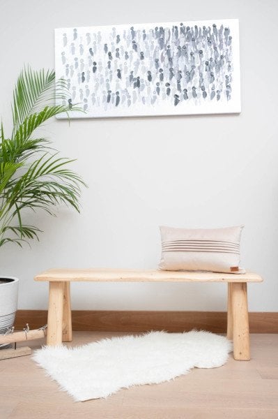 London Krem Dekoratif Yastık Kılıfı 50*30