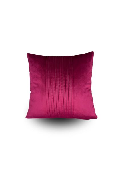 London Mürdüm Dekoratif Yastık Kılıfı 45*45