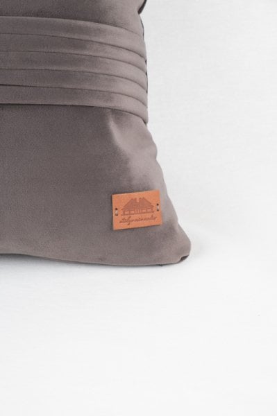 London Koyu Gri Dekoratif Yastık Kılıfı 50*30