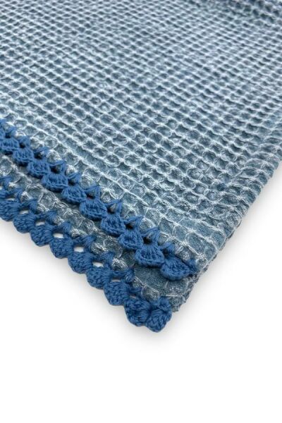 Gofre Denim El Havlusu 2'li Set