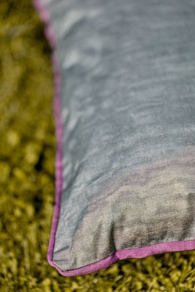 ANTEP BAHAR Serisi Dekoratif Yastık Kılıfı-GRİ