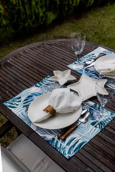 MARMARİS Serisi 2'li Servis Peçete Seti, 4 Parça