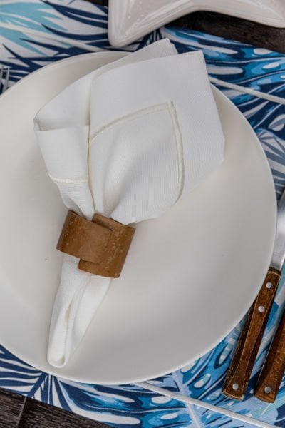 MARMARİS Serisi 2'li Servis Peçete Seti, 4 Parça