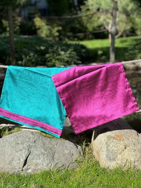 ANTEP DEKORATİF RUNNER PEMBE-TURKUAZ