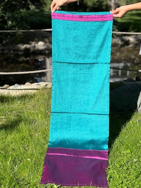 ANTEP DEKORATİF RUNNER PEMBE-TURKUAZ