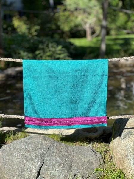 ANTEP DEKORATİF RUNNER PEMBE-TURKUAZ