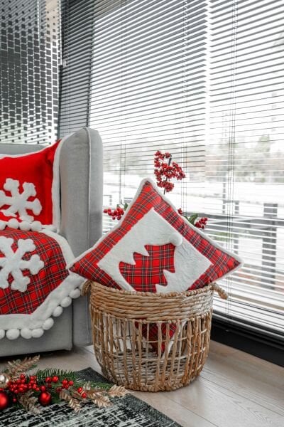 YILBAŞI DEKORATİF YASTIK KILIFI