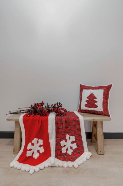 YILBAŞI DEKORATİF YASTIK KILIFI