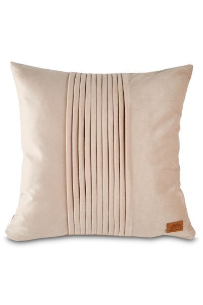 London Krem 2'li Dekoratif Yastık Kılıfı Seti