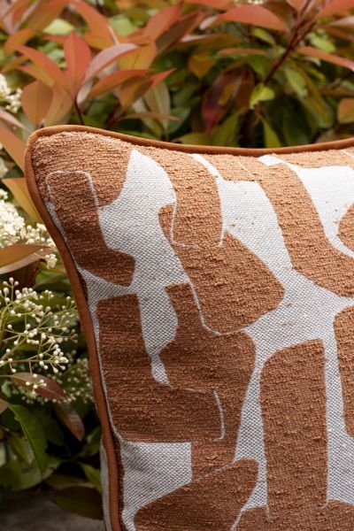 Pattern Kiremit Dekoratif Yastık Kılıfı