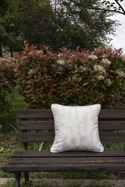 Pattern Krem Dekoratif Yastık Kılıfı