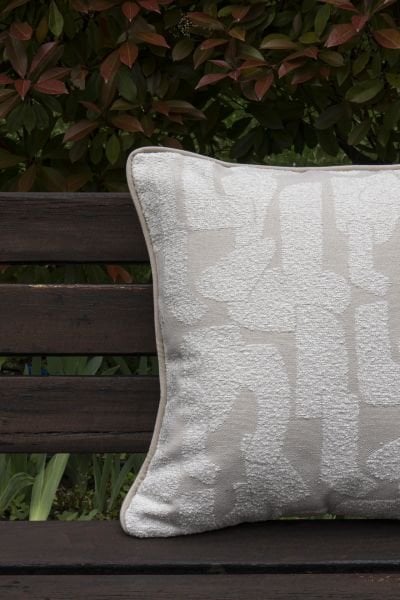 Pattern Krem Dekoratif Yastık Kılıfı