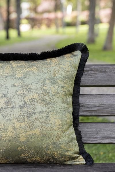 Green Garden Düz Dekoratif Yastık Kılıfı