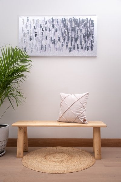 Manhattan Krem Dekoratif Yastık Kılıfı 45*45