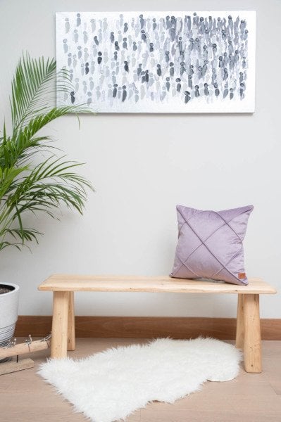 Manhattan Lila Dekoratif Yastık Kılıfı 45*45