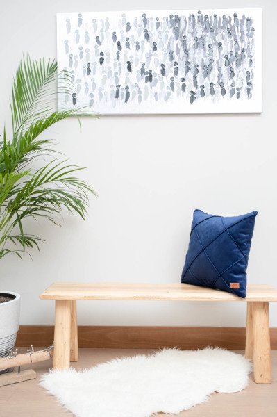 Manhattan Lacivert Dekoratif Yastık Kılıfı 45*45