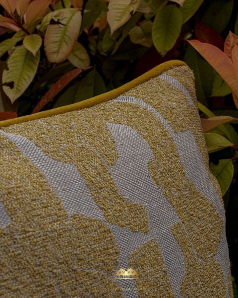 KOMBİN 2'Lİ Pattern ve Tokyo Sarı Serisi Dekoratif Yastık Kılıfı