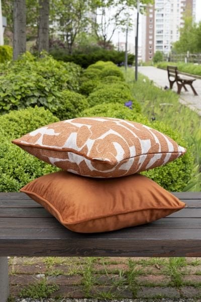 KOMBİN 2'Lİ Pattern ve Tokyo Kiremit Serisi Dekoratif Yastık Kılıfı
