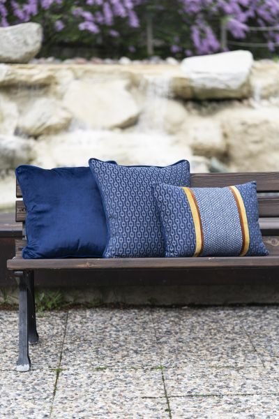 KOMBİN 3'LÜ Navy Blue ve Tokyo Lacivert Serisi Dekoratif Yastık Kılıfı
