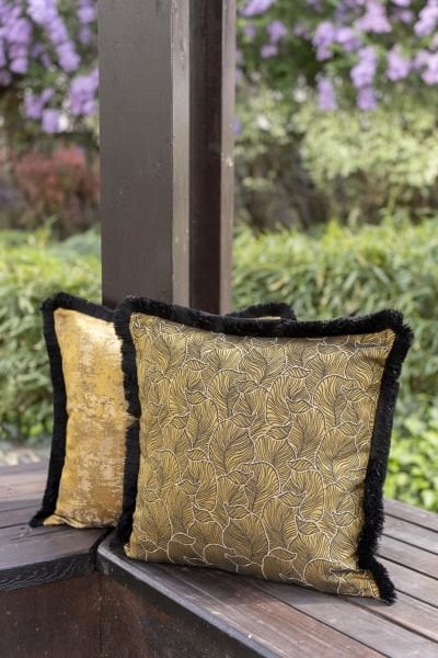 KOMBİN 2'Lİ Yellow Garden Serisi Dekoratif Yastık Kılıfı