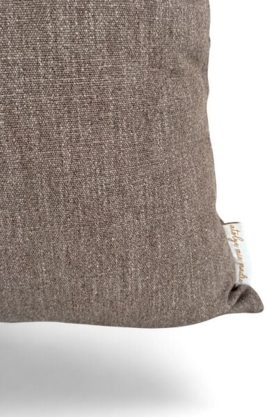 COTTON DREAM KAHVE DEKORATİF YASTIK KILIFI