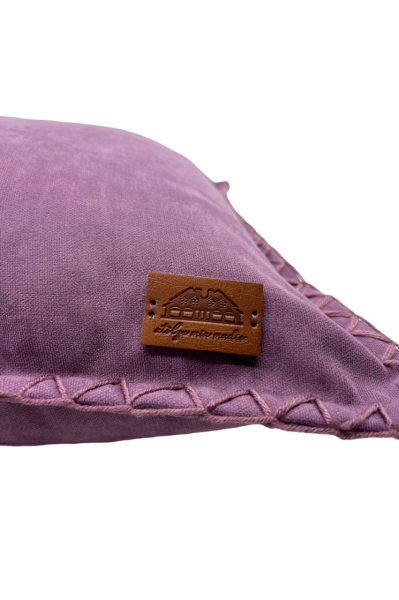 Soft&Cozy Dekoratif Yastık Kılıfı Gül Kurusu 50*30
