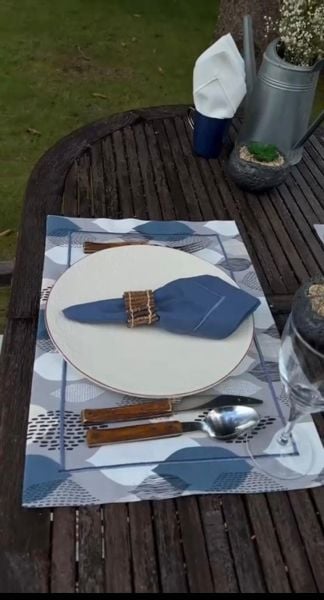 KAŞ Serisi 2'li Servis Peçete Seti, 4 Parça